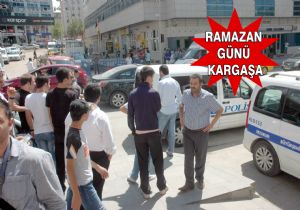 Kaldırıma taşan esnafla zabıta arasında