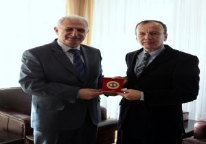 Koçak, Rektör Büyükalaca'yı ağırladı