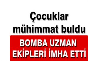 ERZURUM'DA MÜHİMMAT BULUNDU