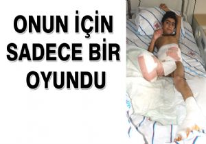 Elektrik akımına kapıldı bacağından oldu