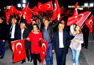 Erzurum'da Fener Alayı yürüyüşü
