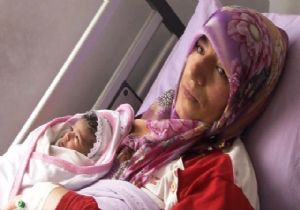 Erzurum'da 2014'ün ilk bebeği Nisa