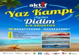 Erzurum Aktif Akademi Yaz Kampı Aydın'da yapılacak