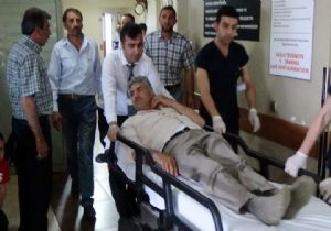 Belediye başkanları kaza geçirdi