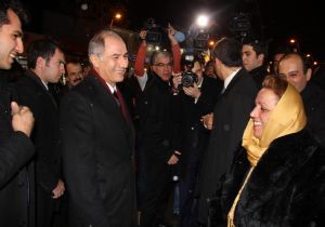 Ala'dan kar altında esnaf ziyareti