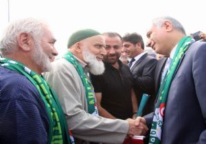 Efkan Ala'ya Bursa'da coşkulu karşılama