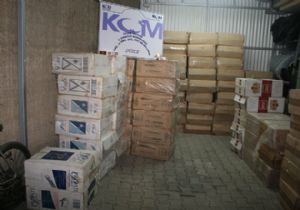27 bin paket sigara yakalandı