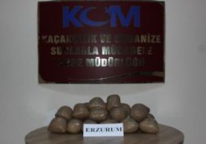 31 kilo esrar ele geçirildi
