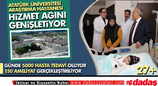 Araştırma'da 1 günde 5 bin hasta tedavi oluyor