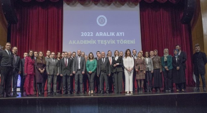 Atatürk Üniversitesi'nde akademik teşvik töreni