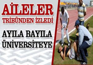 Erzurum'da ayıla bayıla sınav!