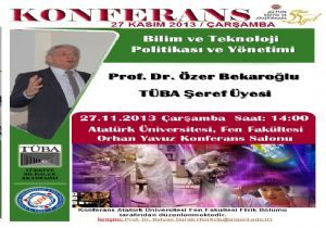 Bekaroğlu Bilim ve Teknolojiye ışık tutacak