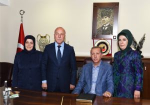 Büyükşehir Cumhurbaşkanı'nı ağırladı