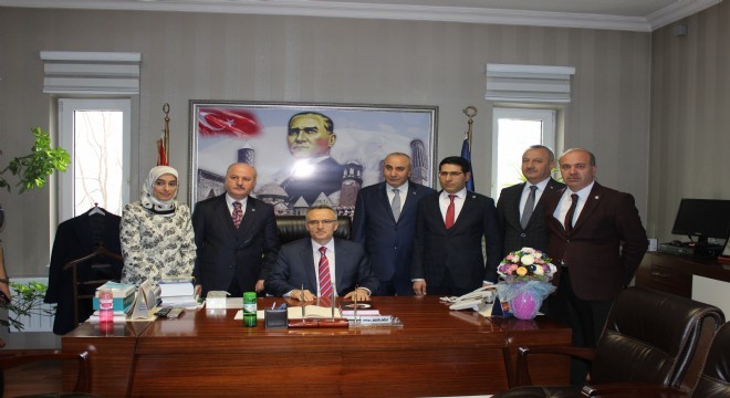 Bakan Ağbal, Erzurum SMMMO'nun konuğuydu