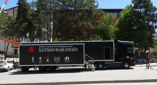 CB İletişim Başkanlığı Mobil İletişim Tırı Doğu'da