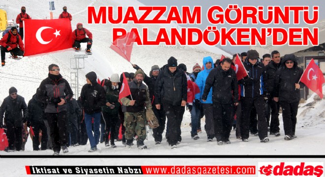 Dağcılar, Sarıkamış Harekâtının 104. yılında Palandöken'e tırmandı