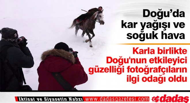Doğu'da kar yağışı ve soğuk hava