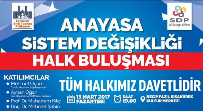 ESTP'den “Anayasa Sistem Değişikliği” paneli