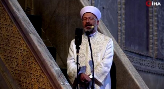 Erbaş'tan Ayasofya Camisi niyazı