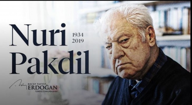 Erdoğan'dan Nuri Pakdil için anma mesajı