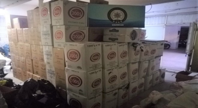 Erzincan yolunda kaçakçılık operasyonu