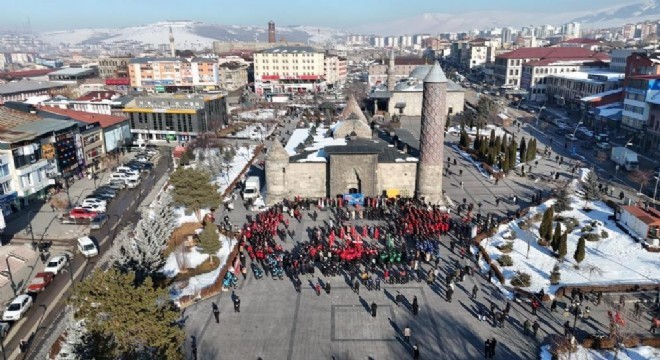 Erzurum AFAD kış tatbikatı başladı