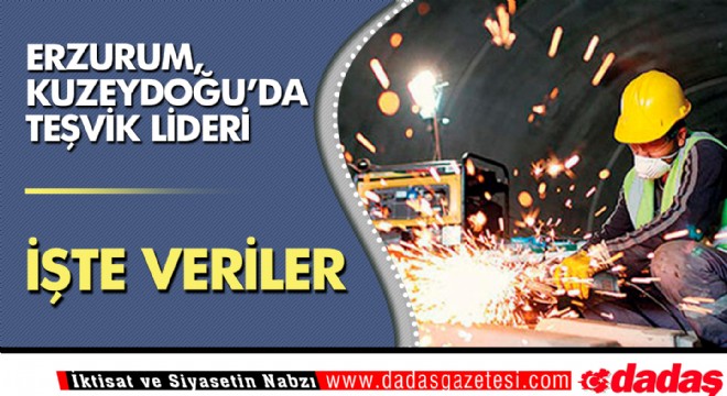Erzurum, Kuzeydoğu'da teşvik lideri