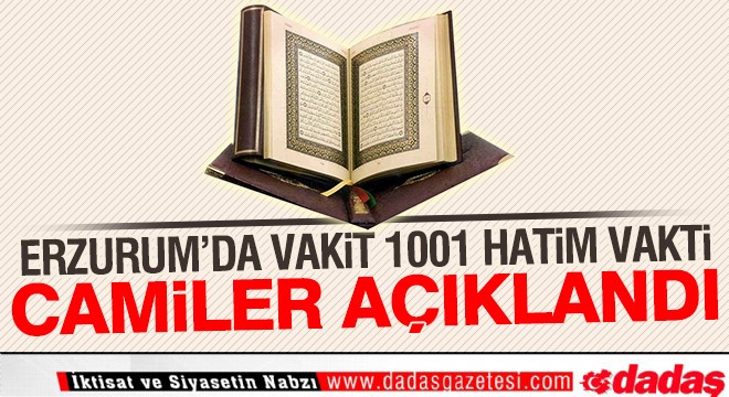 Erzurum'da Vakit, 1001 Hatim Vakti