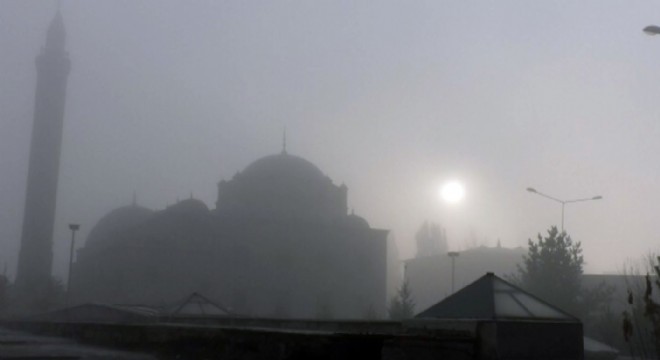 Erzurum'da hava sıcaklığı eksi değerlerde
