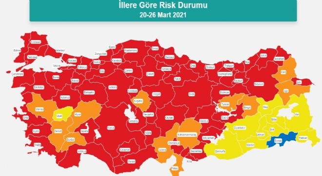Erzurum'da her 100 binde vaka sayısı 118.9'a çıktı