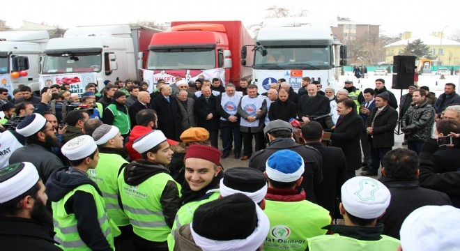 Erzurum'dan Halep'e yardım