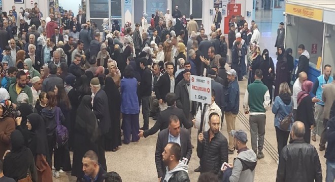 Erzurum'dan kutsal yolculuk devam ediyor