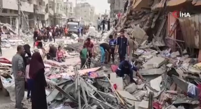 Gazze'de can kaybı 34 bin 97'ye yükseldi