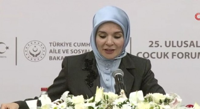 Göktaş Ulusal Çocuk Forumu'na seslendi