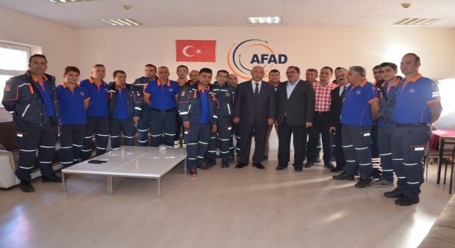 Ilıcalı, AFAD'ı ziyaret etti
