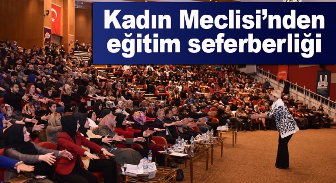 Kadın Meclisi'nden eğitim seferberliği