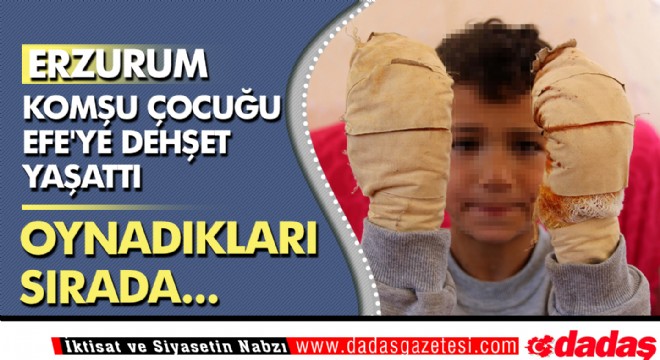 Komşu Çocuğu Efe'ye Dehşet Yaşattı