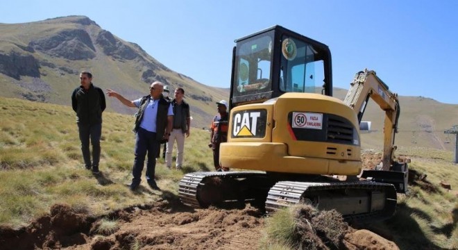 Konaklı Kayak Merkezi Ağaçlandırılıyor