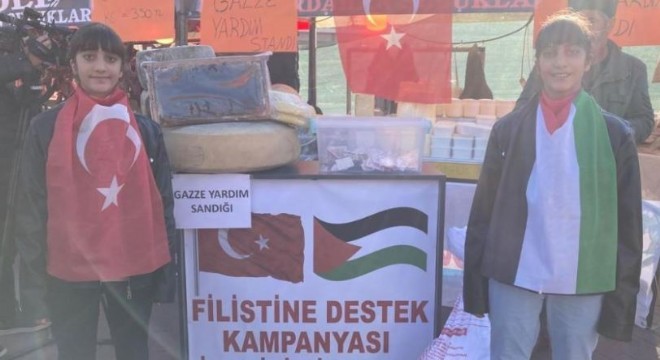 Kumbaralarındaki parayı Gazze'ye bağışladılar