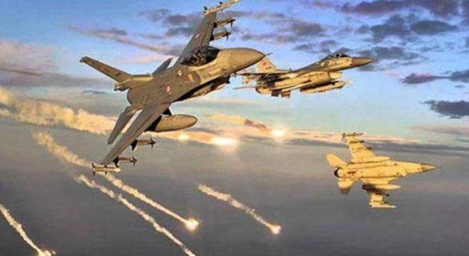 Kuzey Irak'ta hava harekatı: 4 hedef imha edildi
