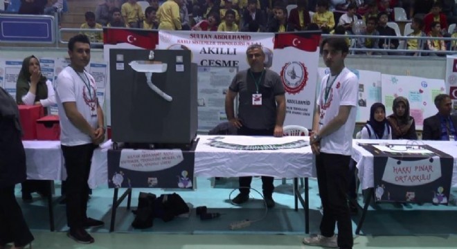 Lise öğrencilerinden ‘akıllı çeşme' projesi