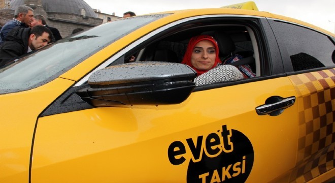 Milletvekilinin ‘Evet' taksisi yollara çıktı