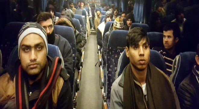 Mülk yolunda kaçak göçmen operasyonu