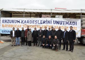 Palandöken'den Bayırbucak'a yardım eli