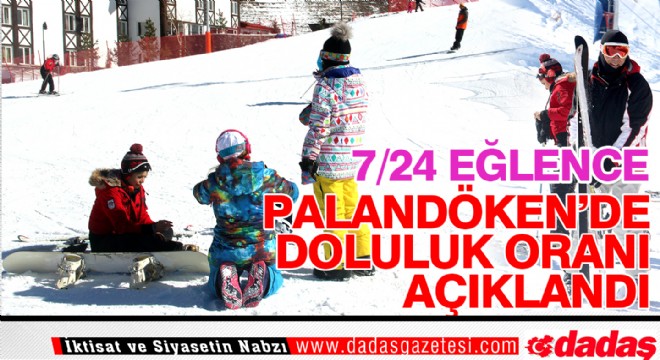 Palandöken'de doluluk oranı açıklandı
