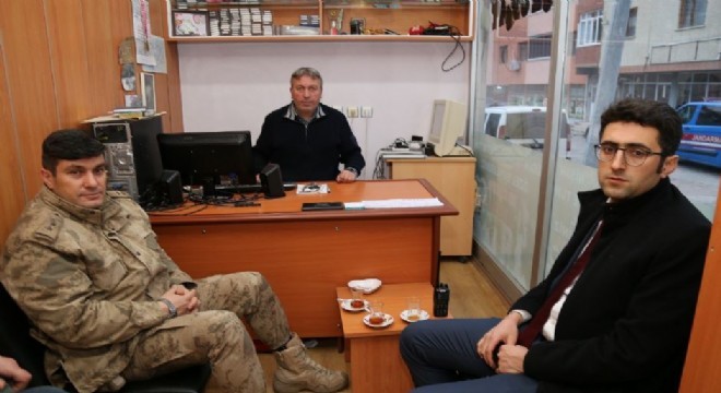 Polis ve Jandarma'dan Gazetecilere ziyaret