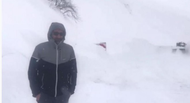 Sahara Dağı Geçidi'ne çığ düştü