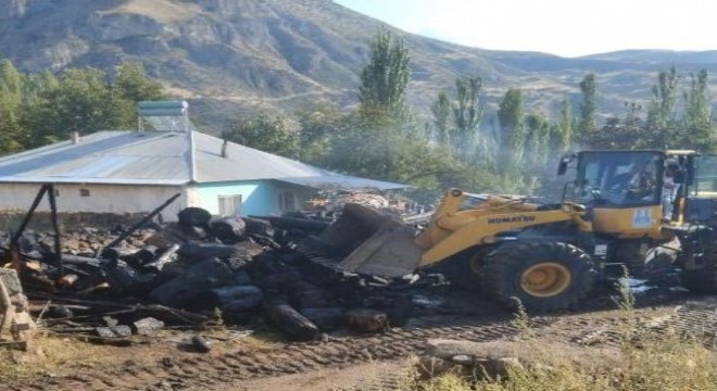 Sahip olduğu her şey kül oldu