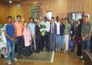 Uluslararası öğrencilerden Çomaklı'ya ziyaret