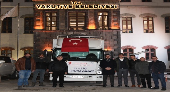 Yakutiye'den Elazığ'a yardım eli